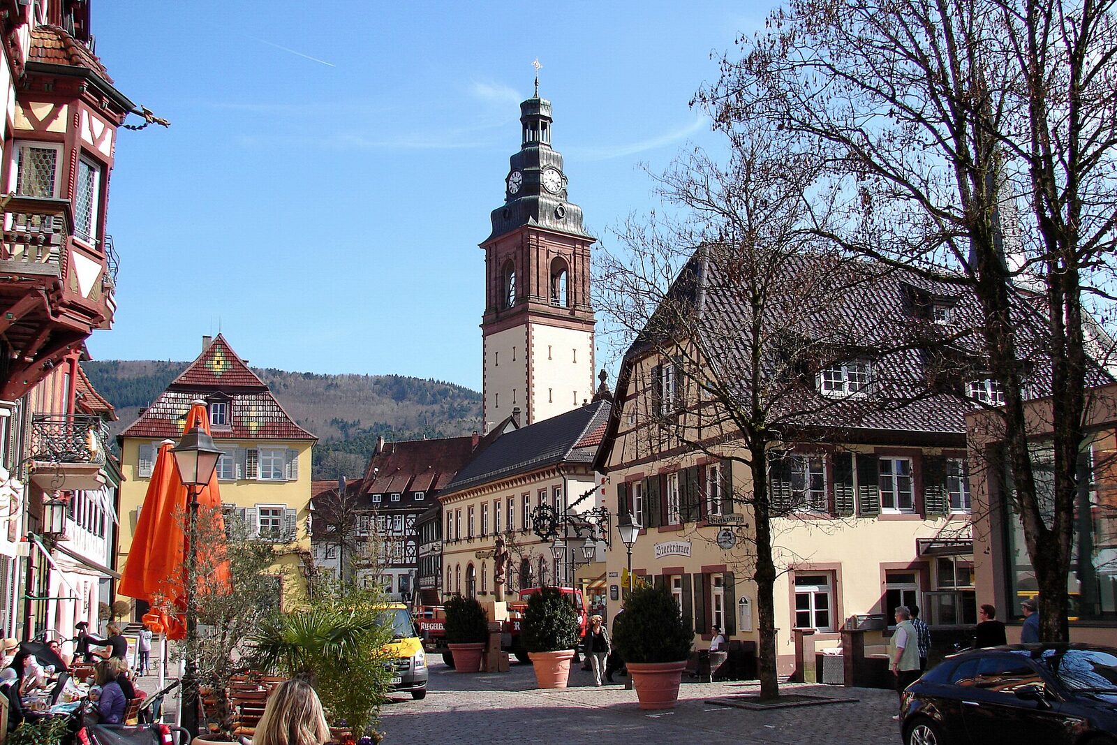 Altstadt von Haslach mit der Kirche St. Arbogast