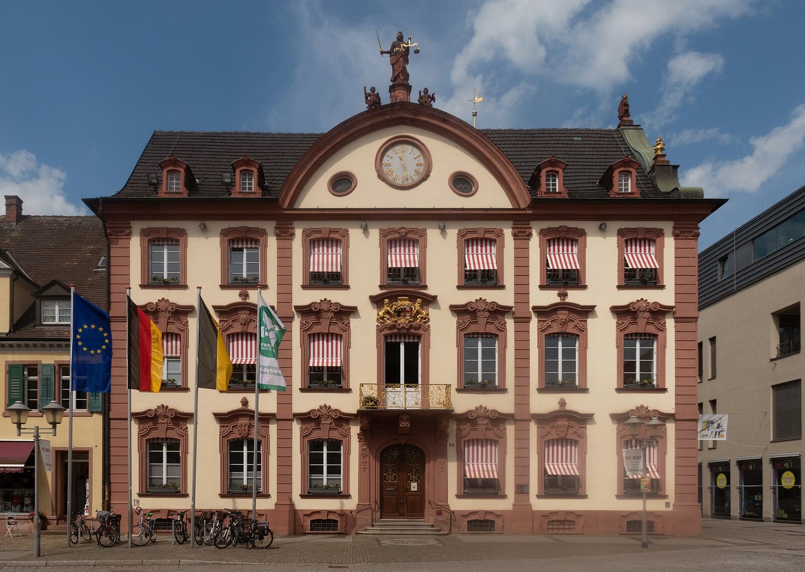 Historisches Rathaus in der Offenburger Innenstadt